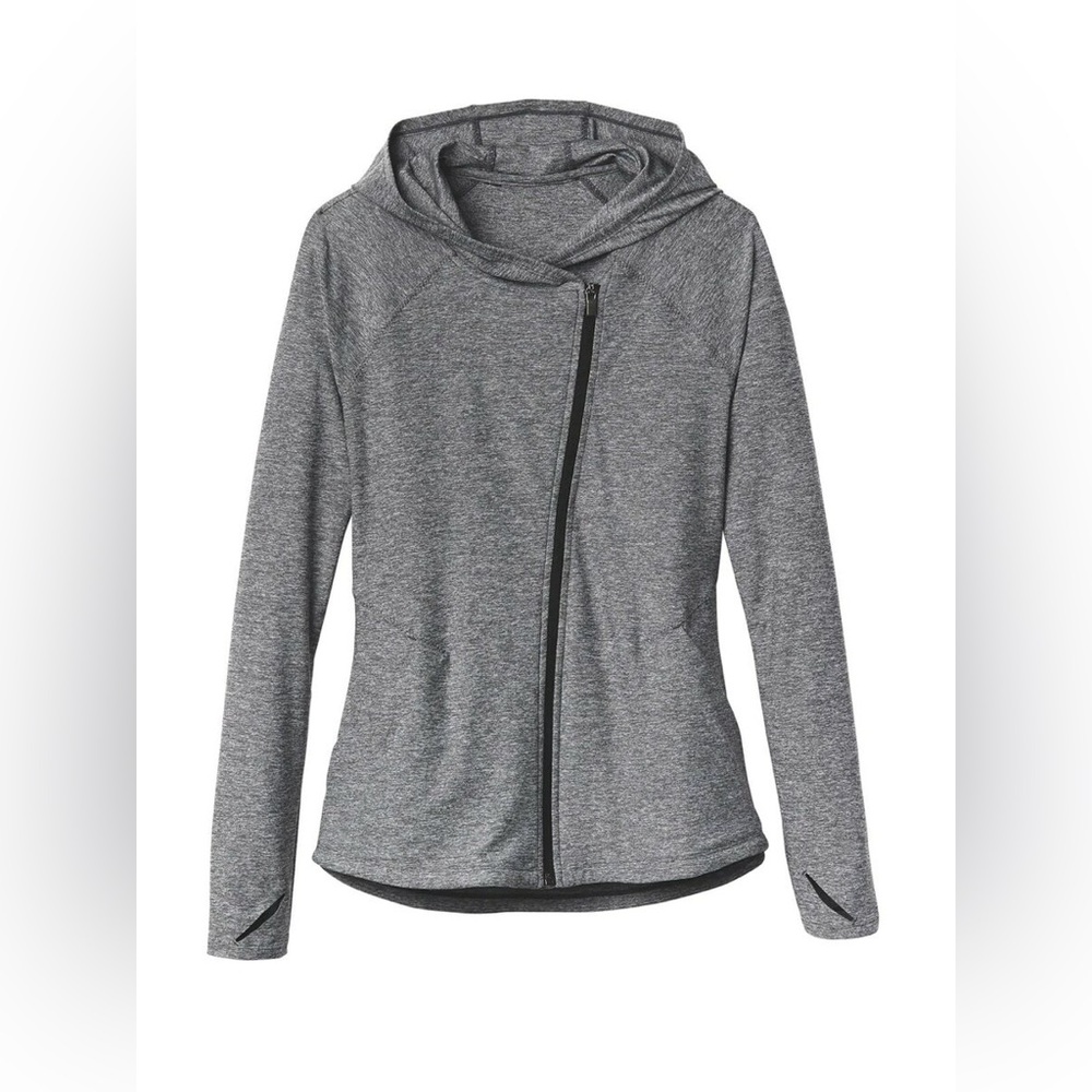 Athleta Pacifica Pleated Heathered Jacket